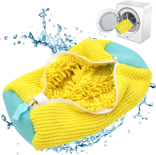 Sac de Lavage pour Chaussures – Filet Résistant avec Fermeture Éclair | Protège Baskets & Sneakers en Machine, Réutilisable et Anti-Rayures